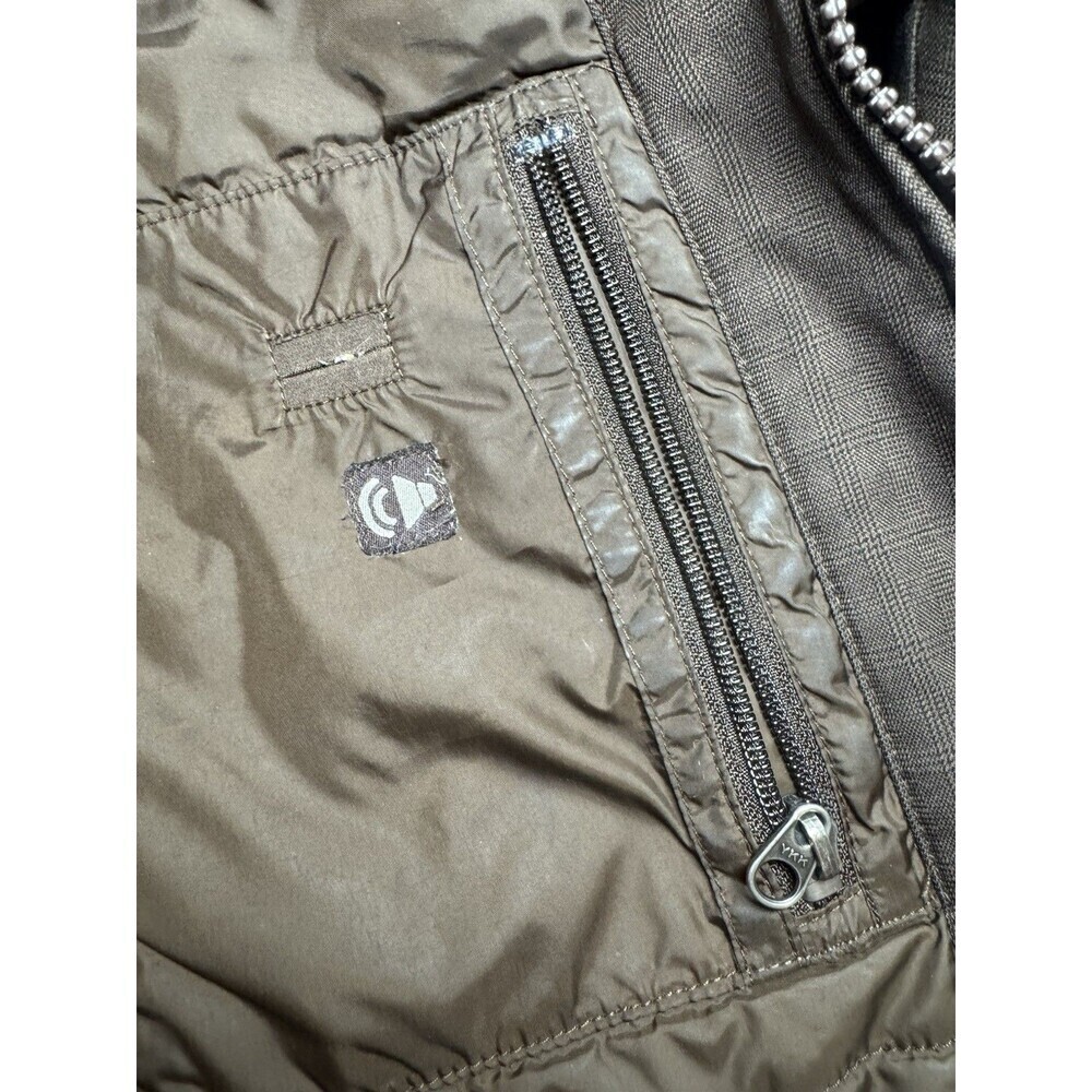 Women"The North Face" brown zipper/snaps hooded coat SIZE MEDIUM - Picture 12 of 16